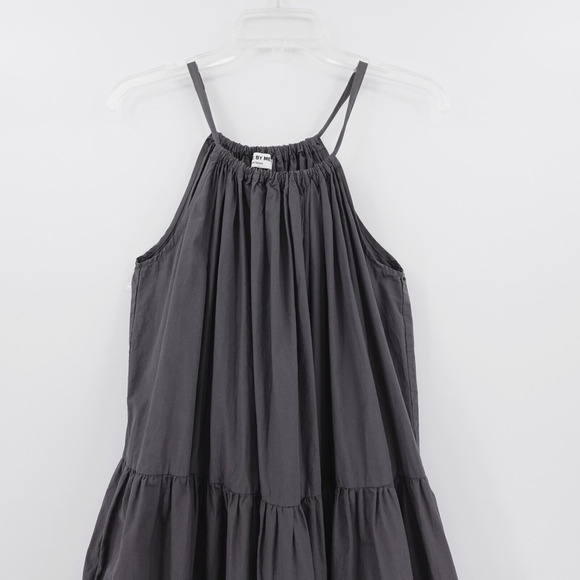 CARE BY ME Dress Womens OS Gray Lina Strap Organic Cotton Social Luxury - Picture 4 of 14